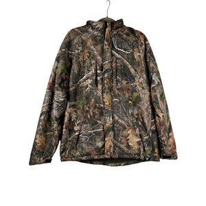 TRUE TIMBER Men's XL Camo Kanati  Hunting Thermolite Jacket Parka W/ Hooded
